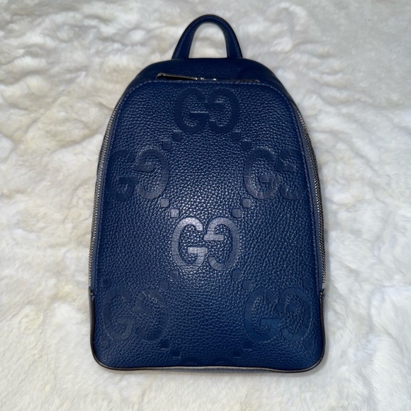 Gucci Navy Leather Slingbag - Picture 1 of 15